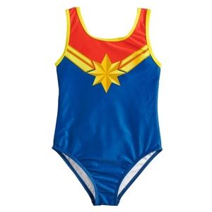 Girls Captain Marvel one piece
